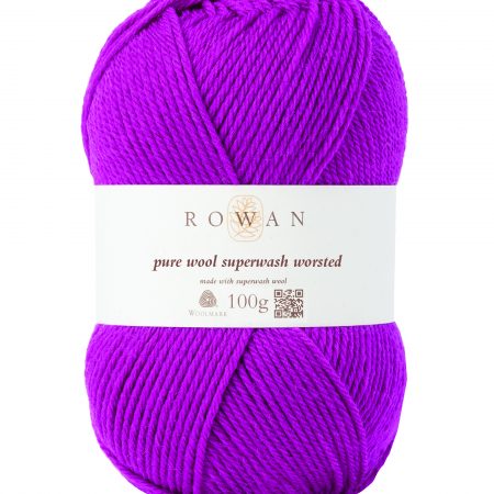 Rowan Pure Wool Superwash Worsted Farbe 119 magenta