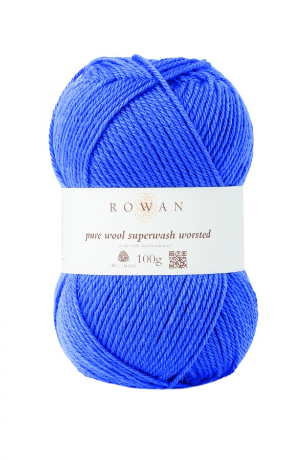 Rowan Pure Wool Superwash Worsted Farbe 146 periwinkel