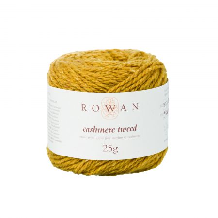Rowan Cashmere Tweed Farbe 010 Mustard